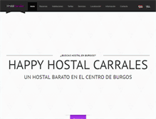 Tablet Screenshot of hostalcarrales.com